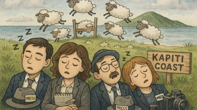 Sleeping reporters