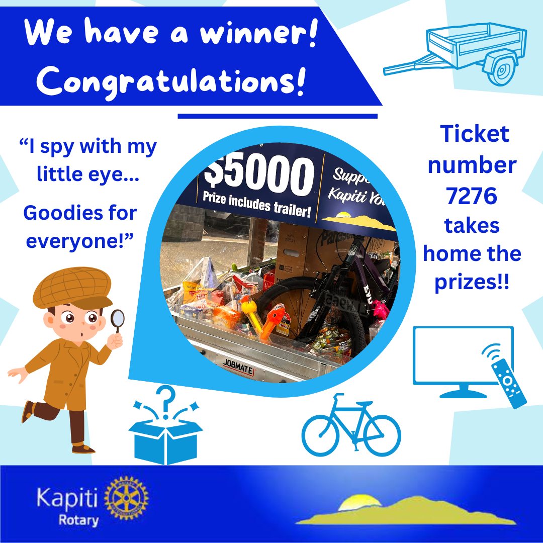 Winner announced from Kapiti Rotary Trailer Raffle – KC News – News ...