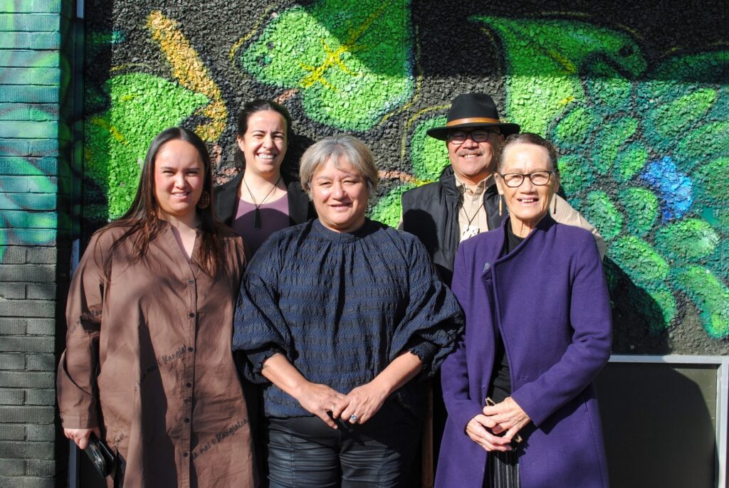 Tu Puna Oranga board members L-R Dr Terina Raureti, Ariana Reweti, Monica Fraser, Rawiri Rikihana, Barbara Rudd